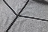 24 AD Grey Hoodie Jacket Tracksuit #F586
