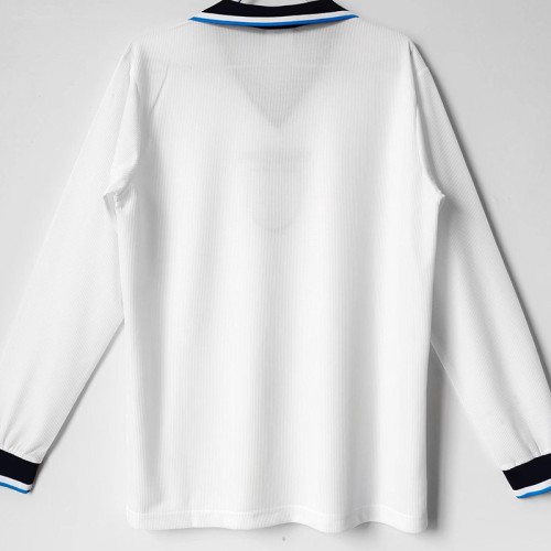1996 England Home Retro Long Sleeve Soccer Jersey (长袖)
