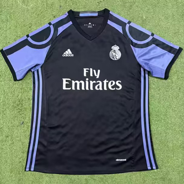2016-2017 RMA Away Black Retro Soccer Jersey