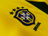 2002 Brazil Retro Home  Soccer Jersey