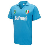 1987-1988 Napoli Home Blue Retro Soccer Jersey