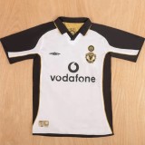 2001-2002 Man Utd 100th Anniversary Double Sided Retro Soccer jersey *双面