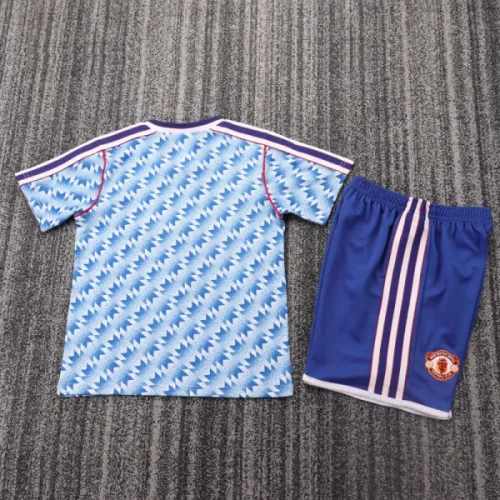 1990-1992 Man Utd Awvay Kids Retro Soccer Jersey