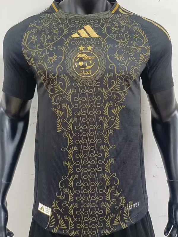 24-25 Algeria Black Special Edition Player Version Soccer Jersey *金边
