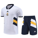 2023 RMA Casual Classic White Training Short Suit