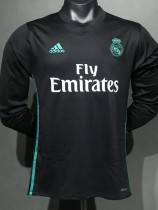 2017-2018 RMA Away Player Version 长袖球员 Long Sleeve Retro Soccer jersey