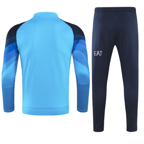 23-24 Napoli Sky Blue Half Pull Tracksuit (半拉链)