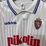 1995-1996 Zaragoza Home Retro Soccer Jersey