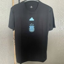 24-25 Argentina Black High Quality Casual T-Shirt