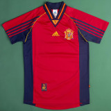1998 Spain Home Retro Soccer Jersey