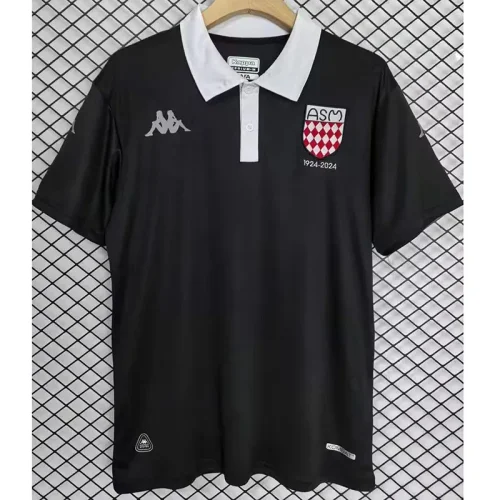 24-25 Monaco Black Commemorative Edition Soccer Jersey