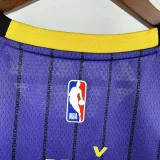 20-21 Lakers DONCIC #77 Purple Top Quality HotPressing NBA Jersey(圆领)