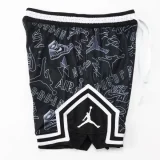 C2441 Jordan Black Casual Short Pants