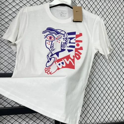 T232 NK White High Quality Casual T-Shirt