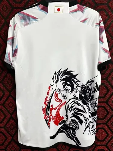 24-25 Japan White Special Edition Fans Training Shirts *炭治郎