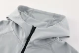 2024 NK Grey Hoodie Jacket Tracksuit #NM07