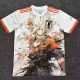 25-26 Japan White Special Edition Fans Soccer Jersey*橙白赛亚人
