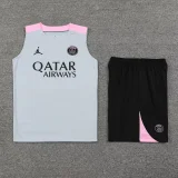 24-25 PSG Grey Tank top and shorts suit