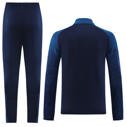 2023 PM Royal Blue Half Pull Tracksuit #PB01(半拉链)
