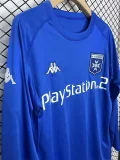 2003-2004 A] Auxerre Away Long Sleeve Retro Soccer Jersey (长袖)