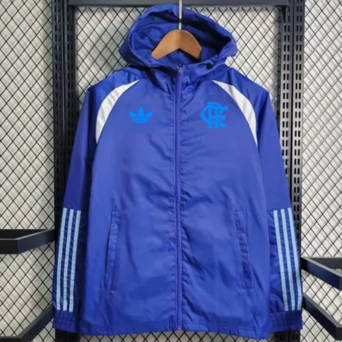 24-25 Flamengo Blue Windbreaker