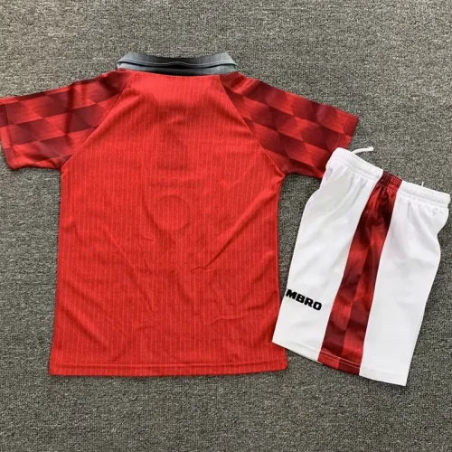 1996-1997 Man Utd Home Kids Retro Soccer Jersey