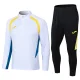 2024 JOM White Half Pull Tracksuit (半拉链)
