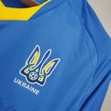 2021 Ukraine Away Soccer Jersey