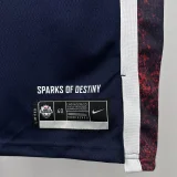 2024 Olympic Game USA CURRY # 4 Dark Blue Basketball Jersey