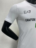2023 Napoli CAMPION Player Version White T-Shirts