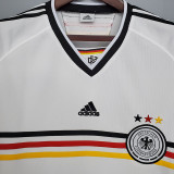 1998 Germany Home White Retro Soccer Jersey