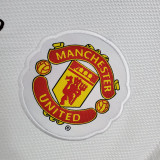2008-2009 Man Utd Away White Retro Soccer Jersey (带决赛字)