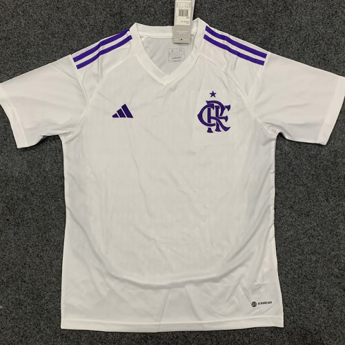 23-24 Flamengo White GoalKeeper Soccer Jersey