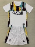 24-25 PSG White Concept Edition Kids Soccer Jersey