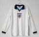1996 England Long sleeved Home Retro Soccer Jersey