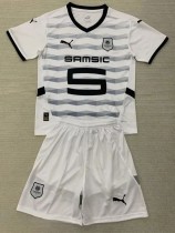 24-25 Stade Rennais Away Kids Soccer Jersey