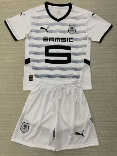 24-25 Stade Rennais Away Kids Soccer Jersey