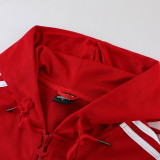 23-24 AD Red Hoodie Jacket Tracksuit #AM02