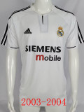 2003-2004 RMA Home Retro Soccer Jersey
