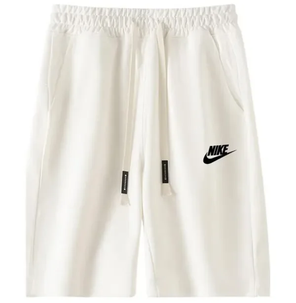 2025 NK White Pure Cotton Fabric Casual Short Pants