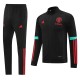 23-24 Man Utd Black Jacket Tracksuit #05