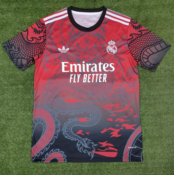 24-25 RMA Red Black Special Edition Training Shirts *三叶草红黑