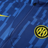 23-24 INT Blue Jacket Tracksuit #01(带印花)