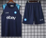 24-25 Napoli Dark Blue Tank top and shorts suit