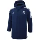 24-25 RMA Royal Blue Hooded Windbreaker Fabric Cotton Coat #G211(白标)