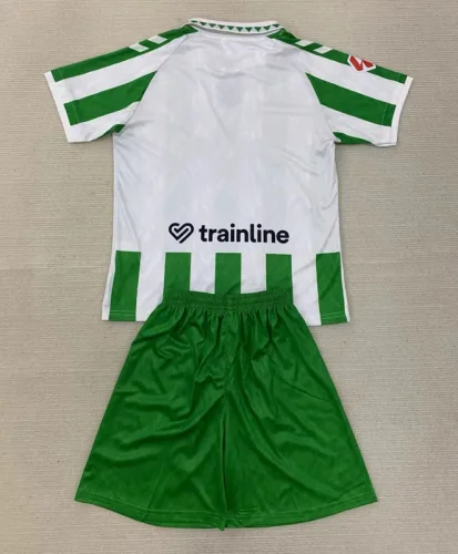 24-25 Real Betis Home Kids Soccer Jersey