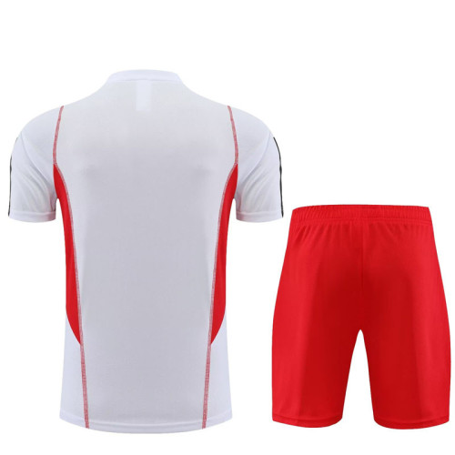 23-24 Flamengo White Training Short Suit
