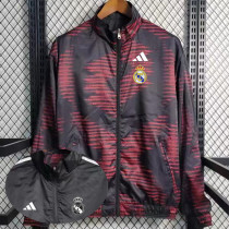 2023 RMA Maroon & Black Double Sided Windbreaker (双面风衣)