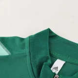2024 AD Green Kids Half Pull Tracksuit #AB05 (童装) (半拉链)