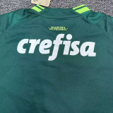 23-24 Palmeiras Home Fans Soccer Jersey (Print All Sponsor) 带全广告